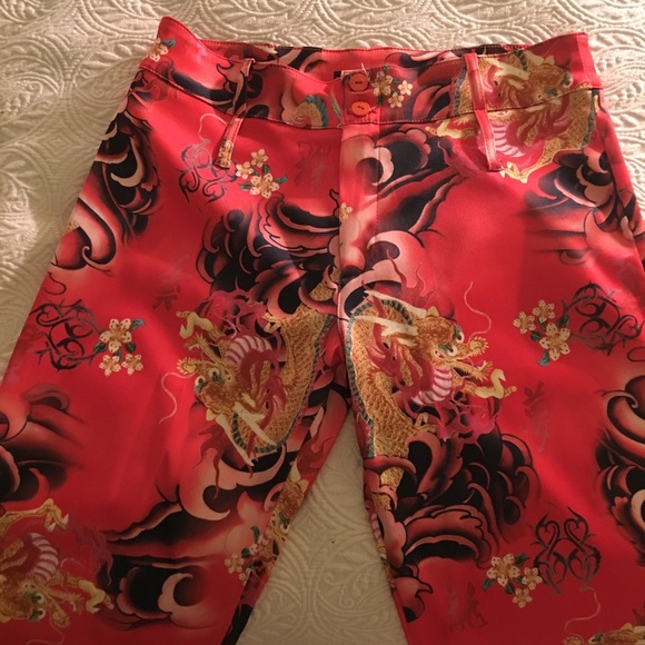 Red Dragon Pants - Picture 2 of 2